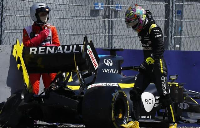 Daniel Ricciardo Accident: Renault driver takes accountability of FP2 crash