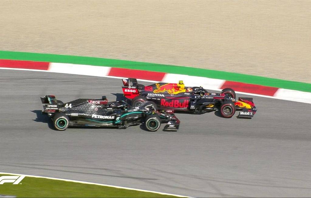 Lewis Hamilton-Alex Albon Incident: British driver receives 5 second penalty after colliding with Alex Albon