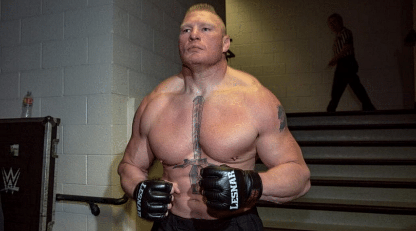 WWE RAW Superstar teases match with Brock Lesnar