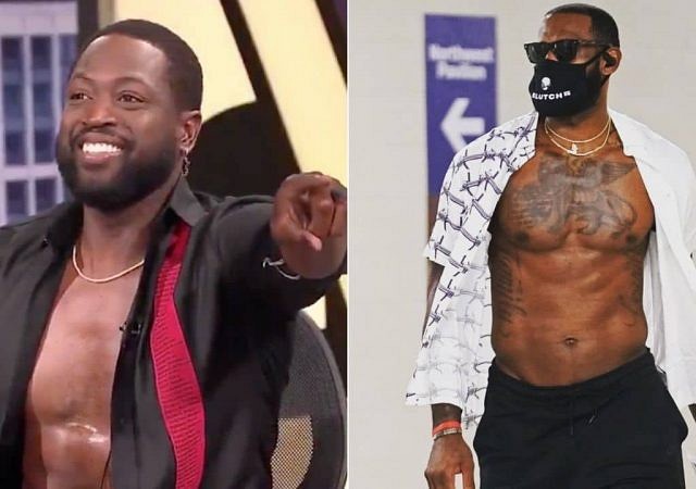 LeBron James' pre-game 'Orlando Vice' outfit
