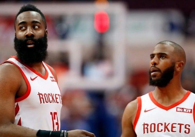 James Harden Chris Paul feud