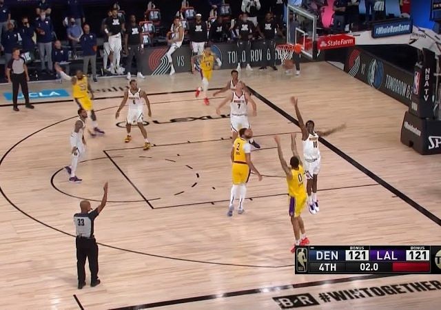 Kyle Kuzma game winner vs Nuggets