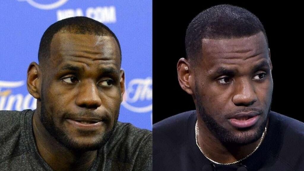 LeBron James hairline Lakers star shares hilarious 'bald spot' meme on