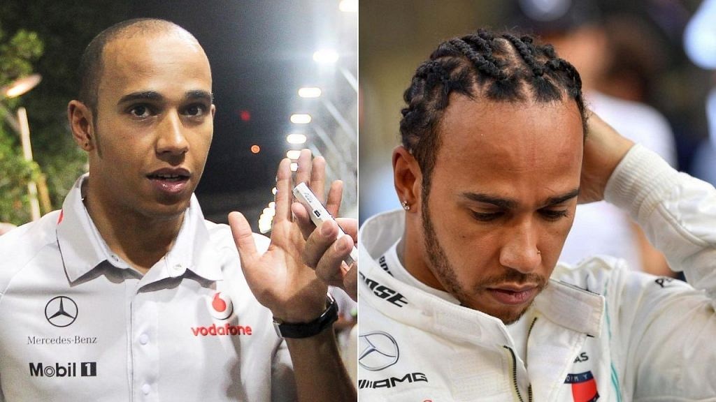 Lewis Hamilton's Blonde Hair Transformation - wide 2