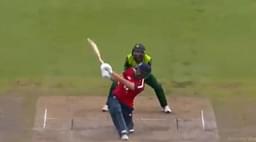 Dawid Malan cricket: Watch English batsman hits ferocious slog sweep off PSL captain Shadab Khan in Old Trafford T20I