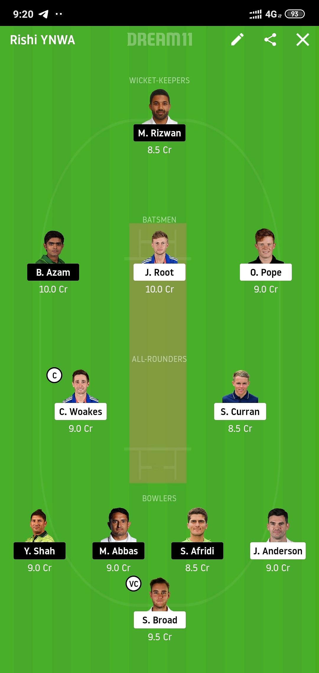 online dream11 team