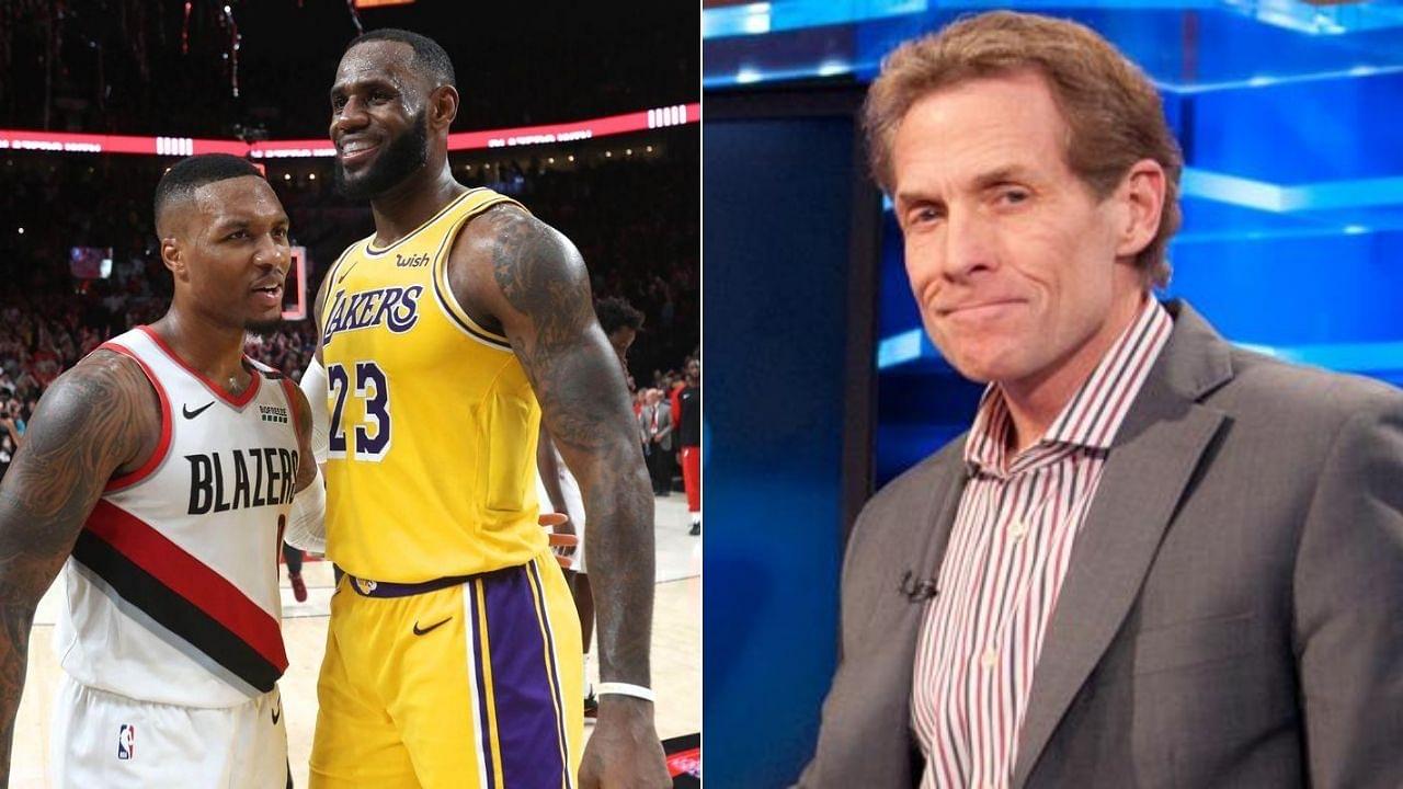 LeBron James and Skip Bayless