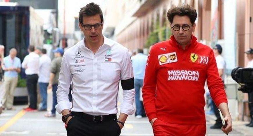 "I know there are people in other teams who like to talk about our situation"- Mattia Binotto attacks Toto Wolff