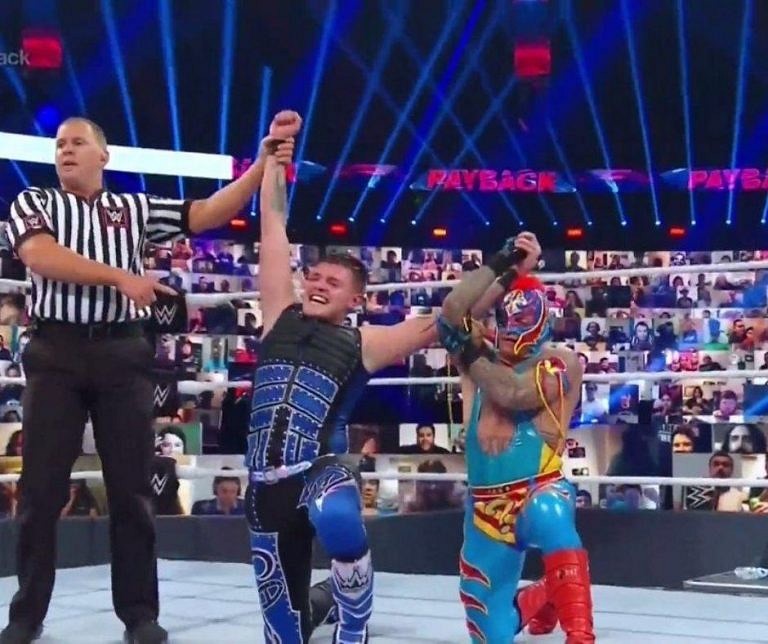 Dominik And Rey Mysterio Finally Got Their Payback Over Seth Rollins And Disciple Murphy The