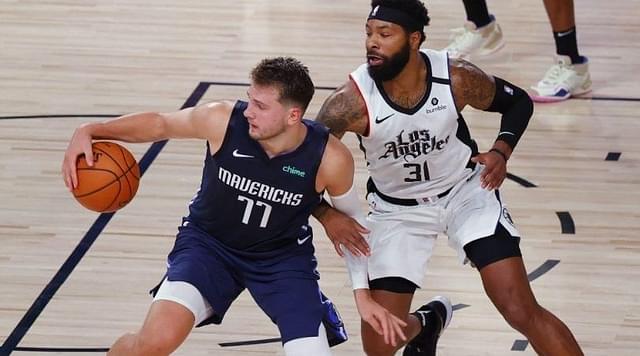 “Cry me a river. Clips in 6”- Marcus Morris mocks Luka Doncic on Instagram for whining on his flagrant foul