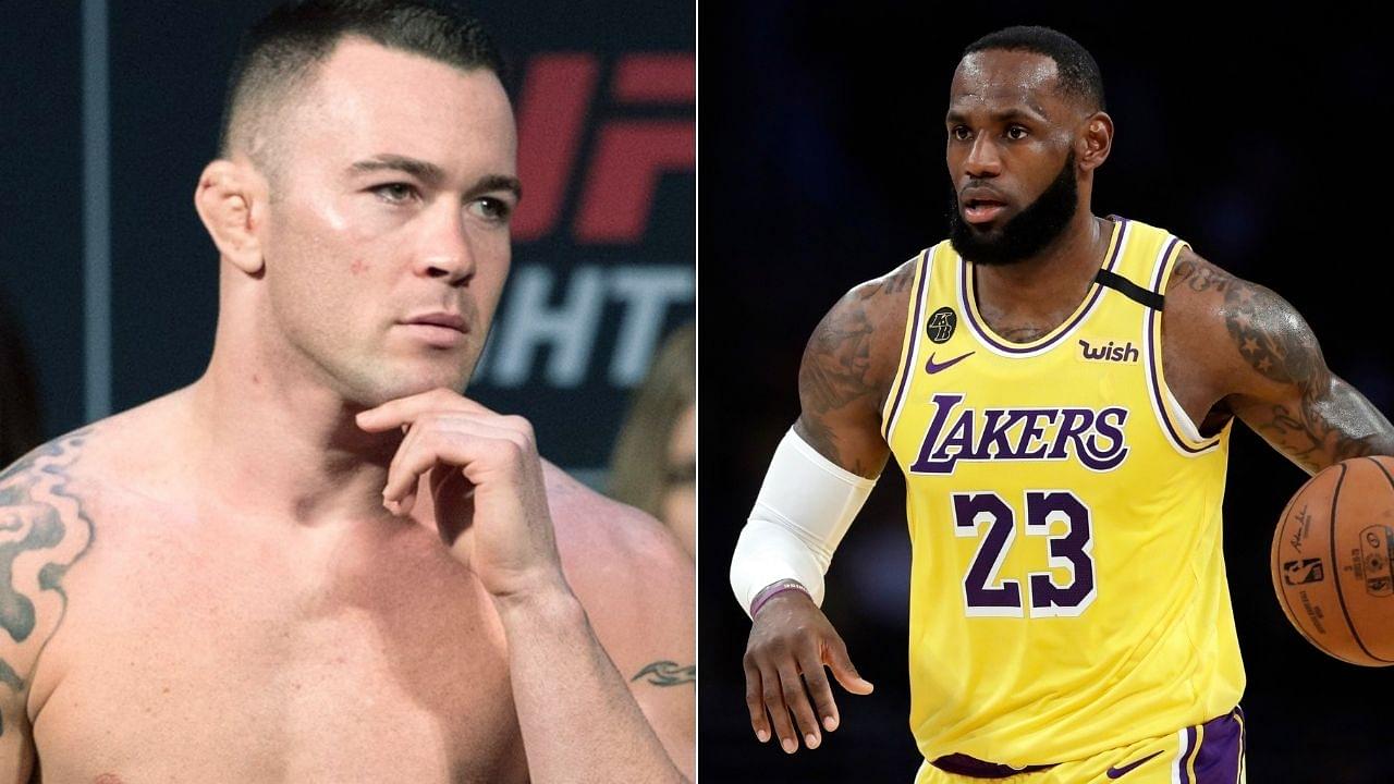 "Not that woke, spineless coward like LeBron James." - Colby Covington verbally attacks Laker's Star at UFC 272 weigh-ins