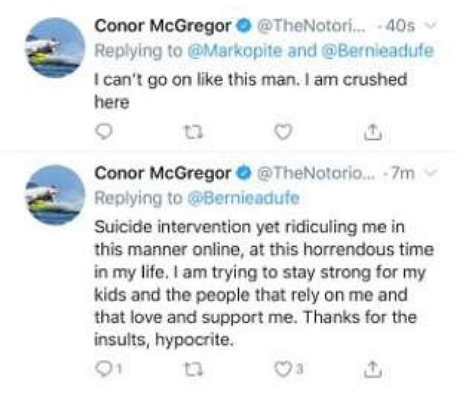 Conor McGregor Posts Alarming Tweets: To Whom He Was Replying to, What Were The Comments That Propelled Such Reaction?