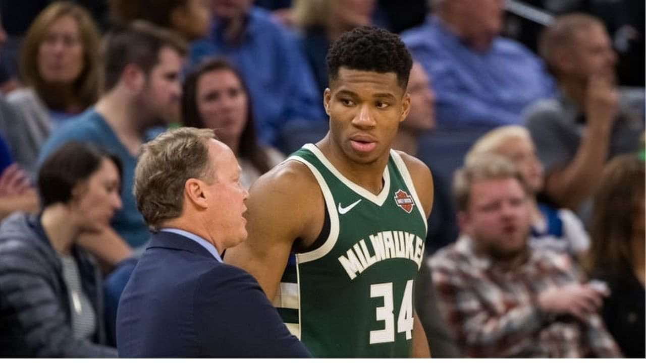 Giannis Antetokounmpo at odds with Mike Budenholzer