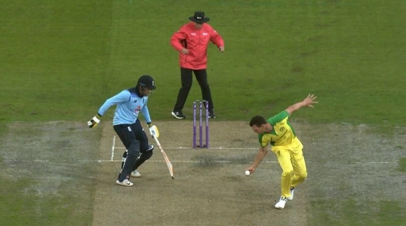 Josh Hazlewood catch vs England: Watch Australian pacer grabs stunner off own bowling to dismiss Jason Roy