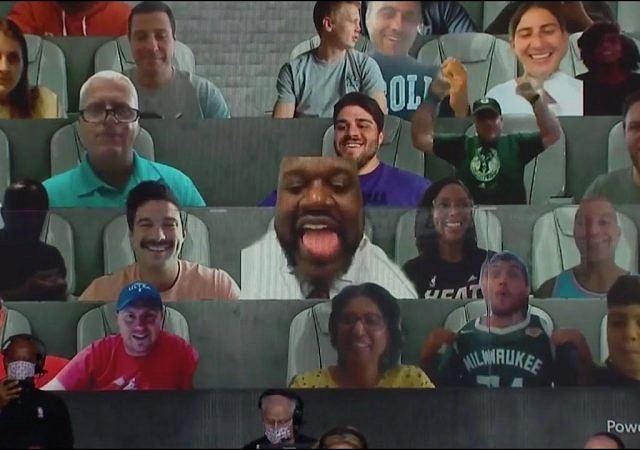 NBA Virtual fans mooning