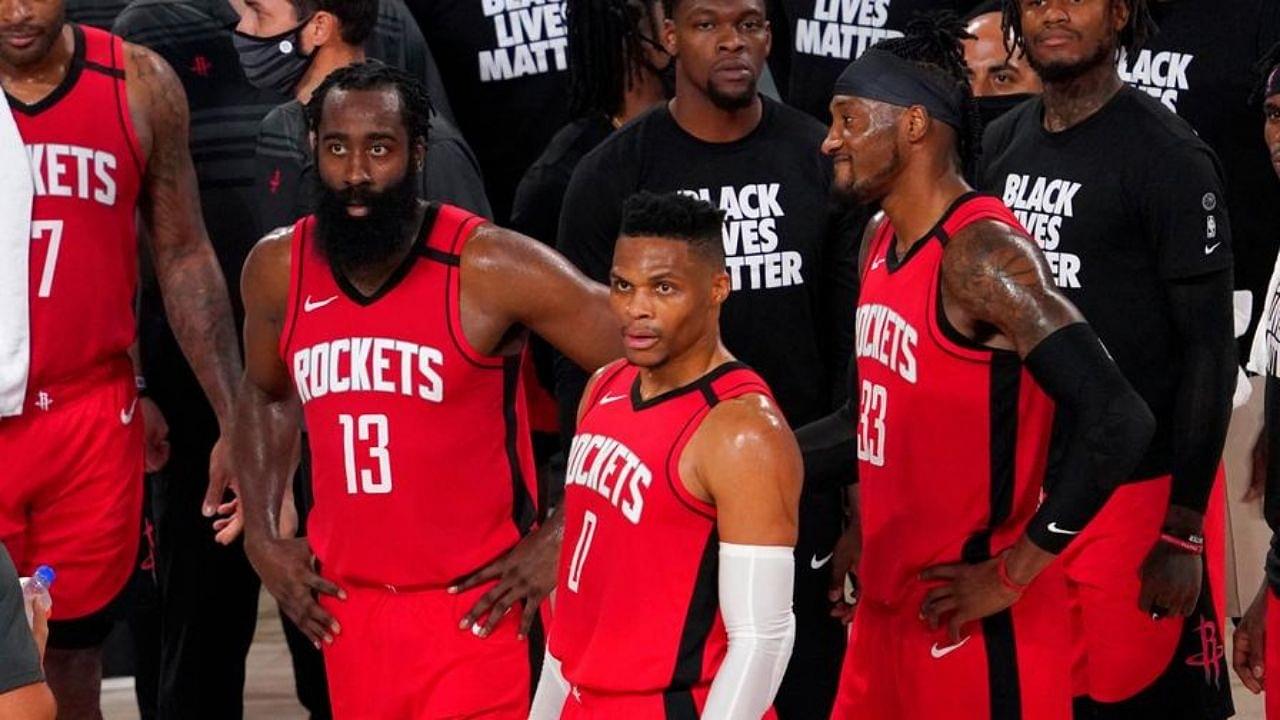 Rockets players locker room argument