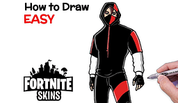 How to draw Fortnite Skins