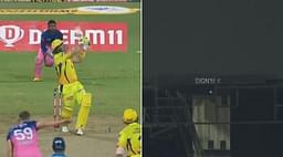 Shane Watson six vs Rajasthan Royals: Watch CSK opener's gargantuan six off Tom Curran hits scoreboard in IPL 2020