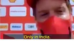 "Only in India!" - Sebastian Vettel recounts hilarious elephant encounter after the Indian Grand Prix in 2013