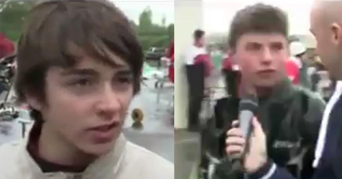 "He's just unfair"- Young Max Verstappen bashes Charles Leclerc in front of camera after a junior race
