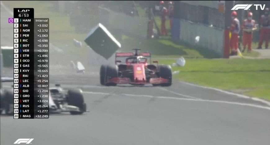 'Can't get a brake': Sebastian Vettel retires from Italian GP after ...