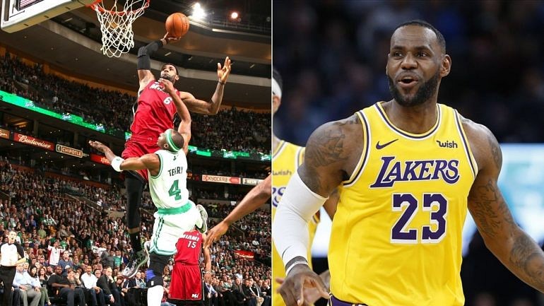 lebron james dunking on jason terry