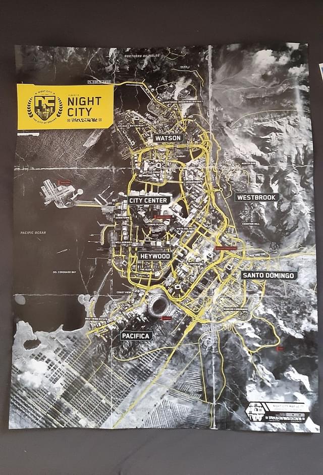 Cyberpunk 2077 Leakes: Map and Images Leaked