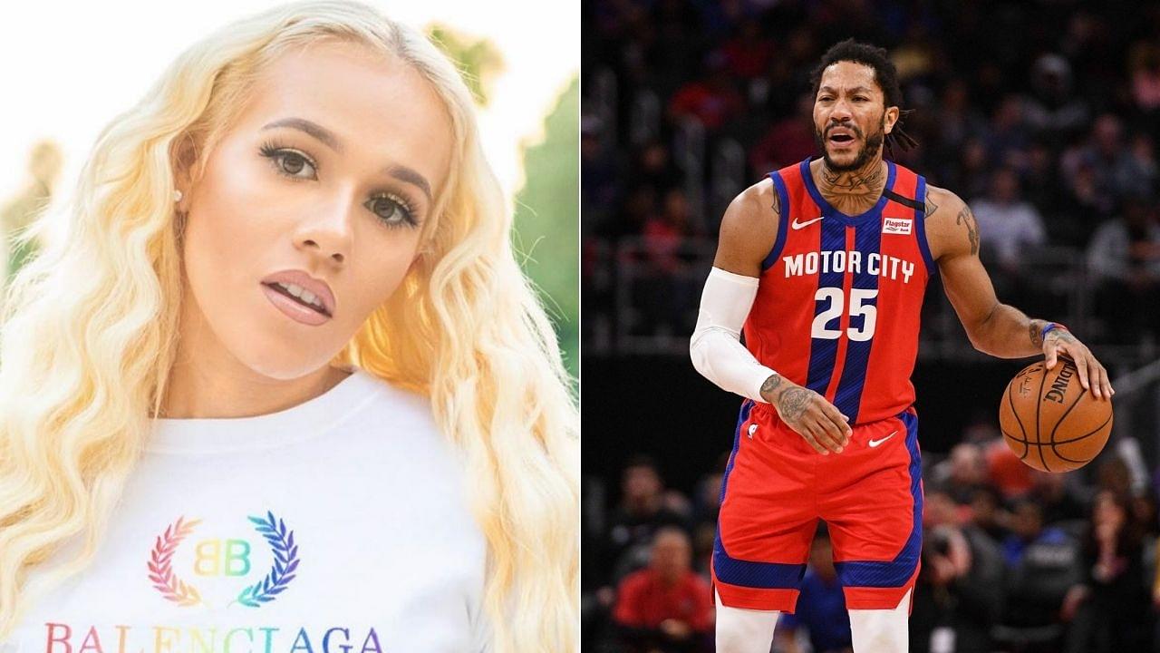 Pistons star's wife reacts to trade rumor of Rose joining LeBron James in LA