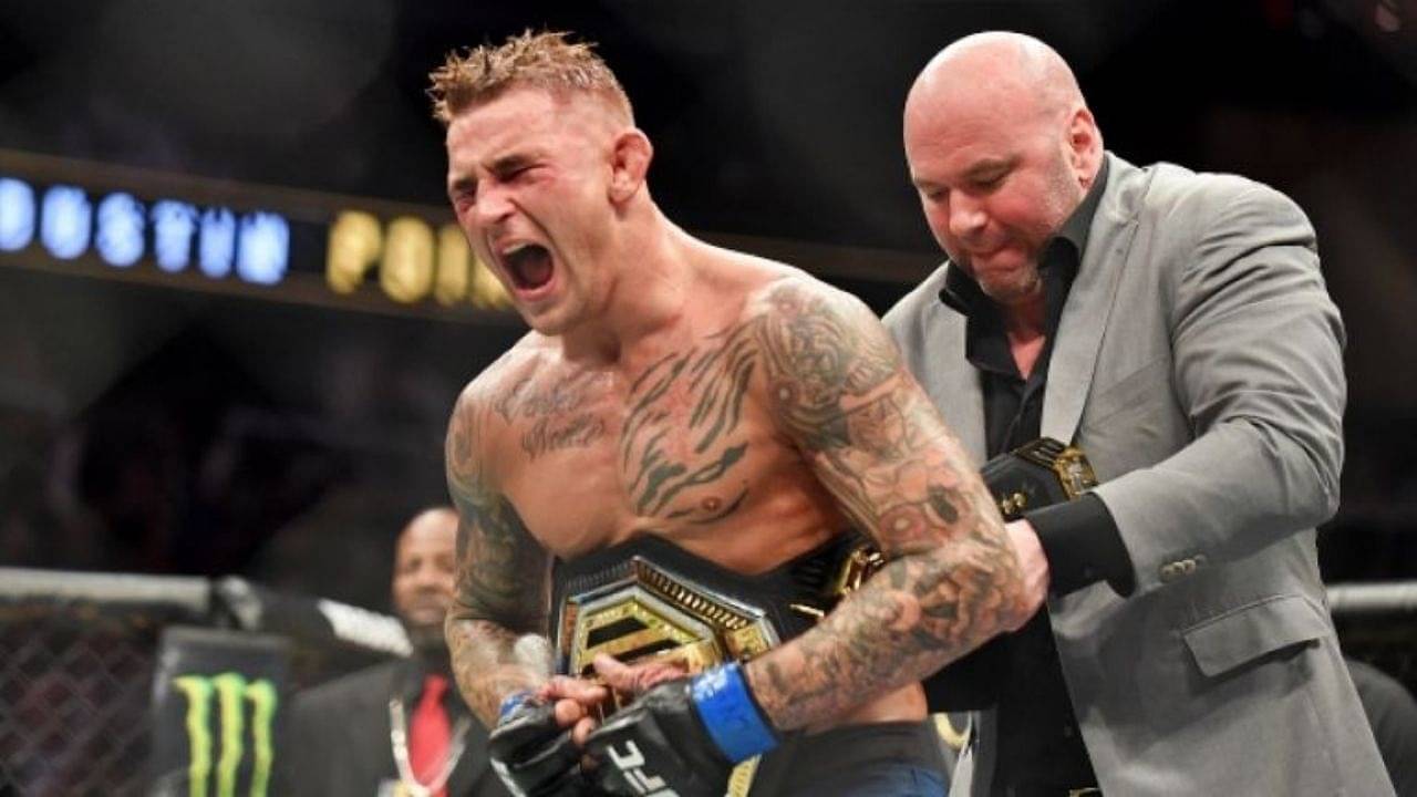 "Dustin Poirier Ate His Words That Night"- The Diamond referred to the UFC belt as "fool's gold," according to Michael Chandler