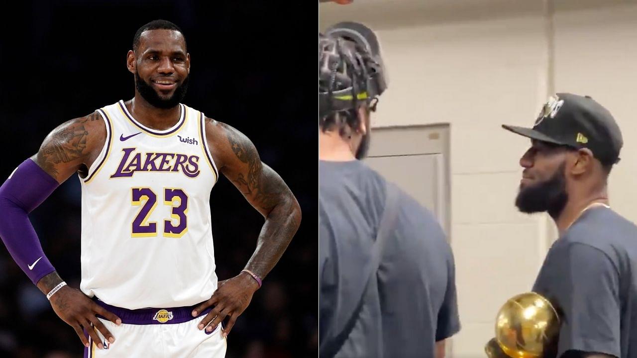 Only time all year that you don't ice': Lakers' LeBron James to Anthony Davis