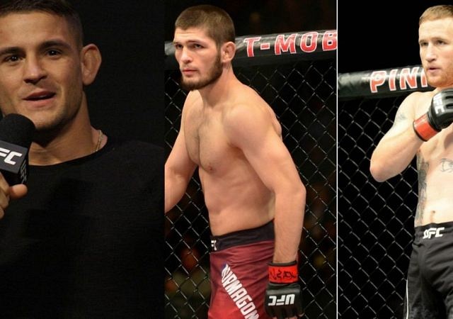 "He's probably the most decorated wrestler Khabib's fought"- Dustin Poirier Ruminates Justin Gaethje's Chances Against Khabib Nurmagomedov