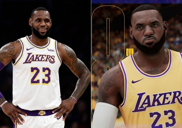 LeBron James and Anthony Davis' NBA 2k21 ratings revealed