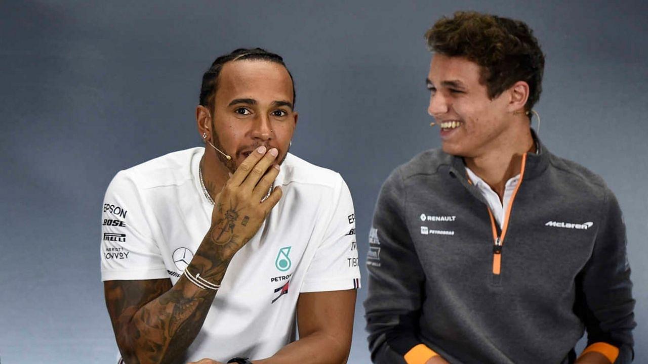 “He has to beat one or two other drivers that’s it"- Lando Norris on his compatriot Lewis Hamilton winning 92 races in F1