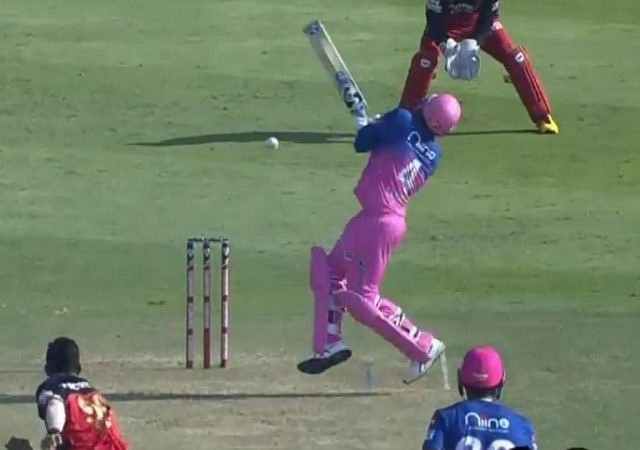 Navdeep Saini beamer to Rahul Tewatia: Watch RR all-rounder gets brutally hit on the chest in IPL 2020