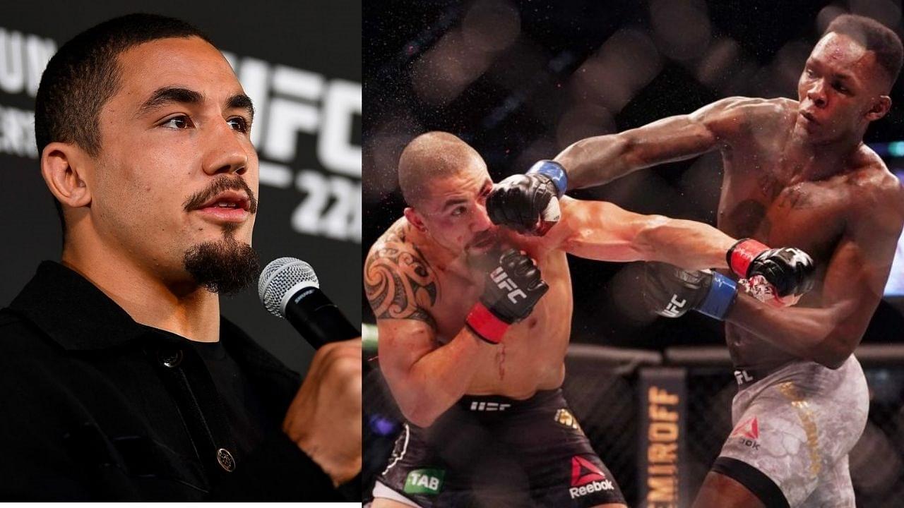 "it's one of the best I've ever seen"- Robert Whittaker Lauds Israel Adesanya's Striking Prowess