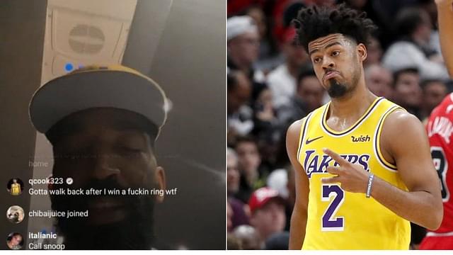 Quinn Cook tells JR Smith Lakers' bus left him at the arena