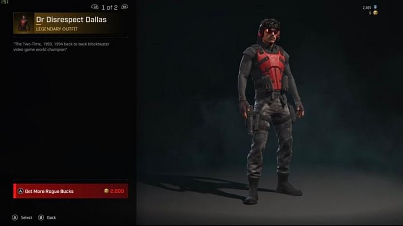 Dr Disrespect & Rogue Company: Rogue Company introduces a new character skin taking after Dr Disrespect