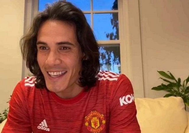 "It really is a nice responsibility"- Edinson Cavani speaks on receiving prestigious number 7 jersey at Manchester United