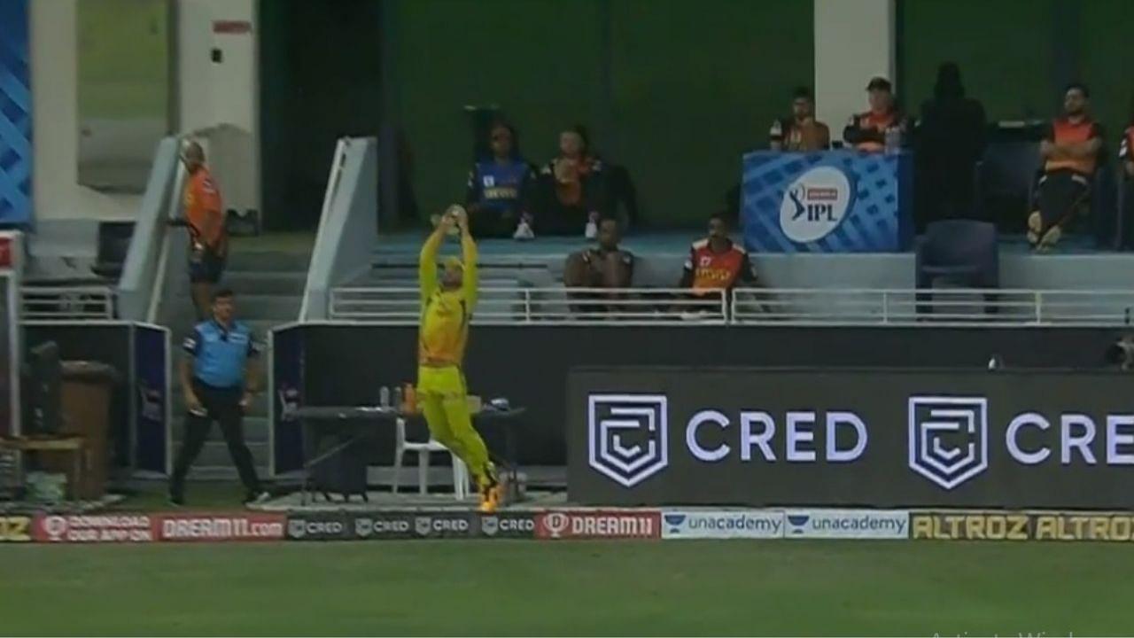 Faf du Plessis catch vs SRH: Watch CSK fielder grabs superb catch to dismiss David Warner