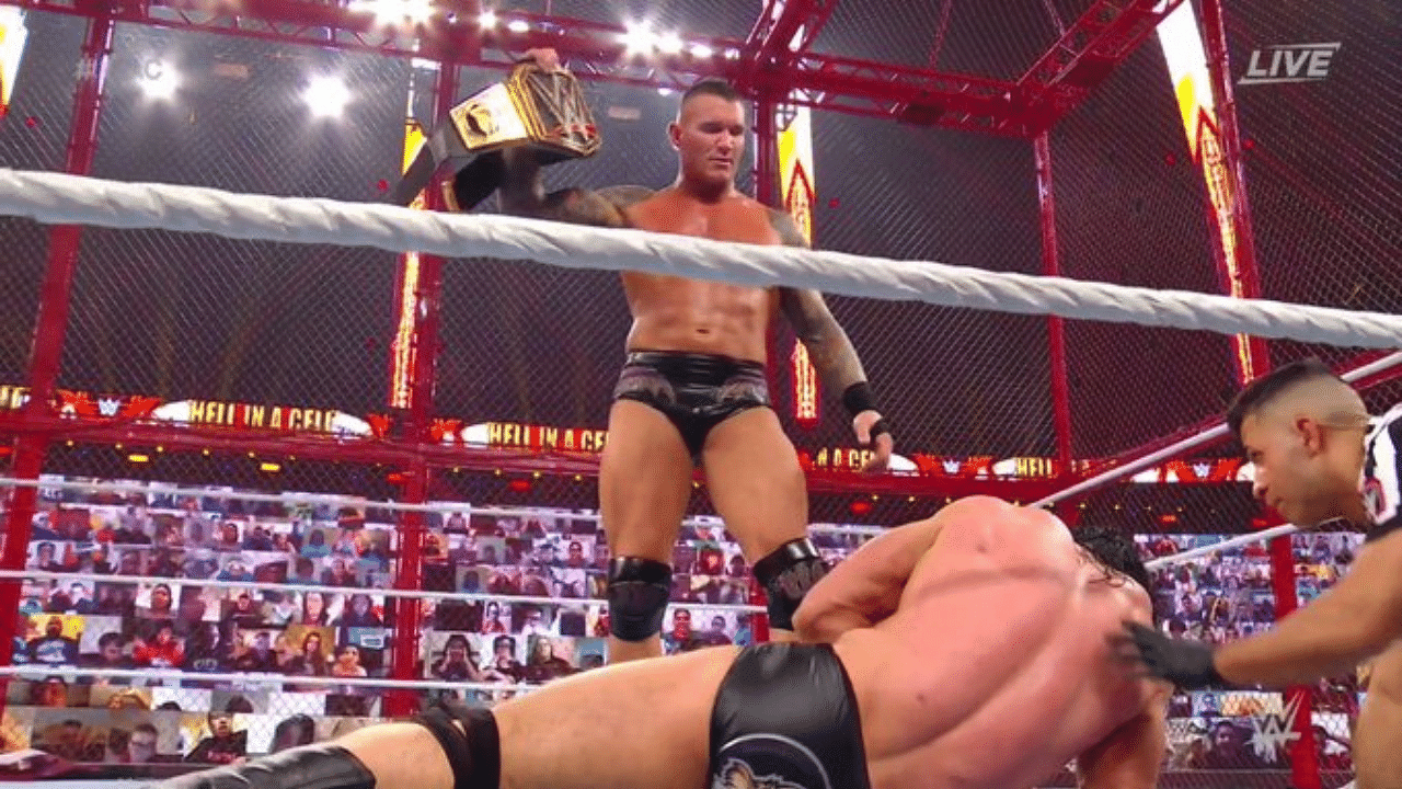 Randy Orton beats Drew McIntyre to become WWE Champion at Hell in a Cell
