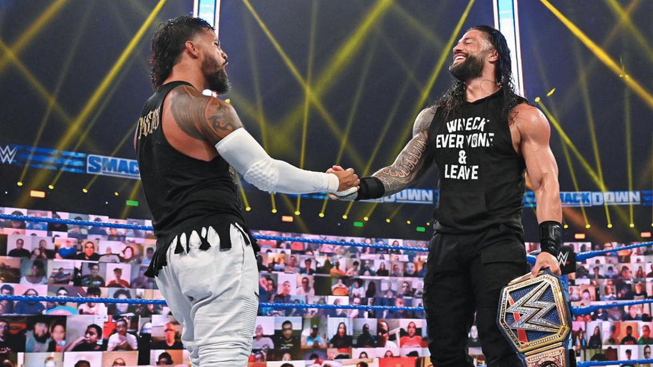 ey Uso credits Vince McMahon for the storyline with cousin Roman Reigns