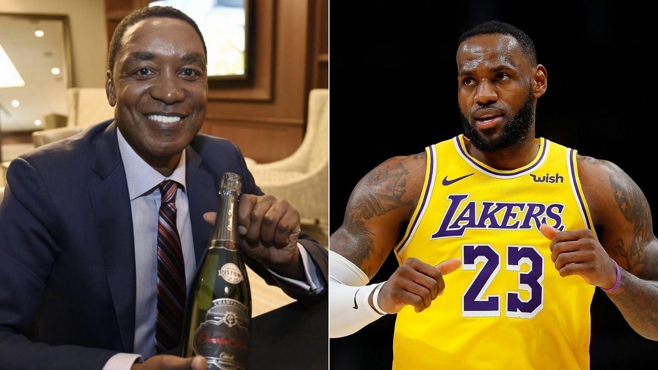 LeBron James and Lakers to celebrate with Isiah Thomas champagne'