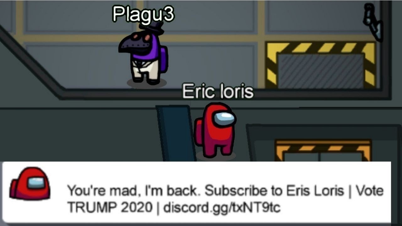 If you come across a player named Eris Loris in Among Us then ban them  immediately. I was just in a game with them and they forced everyone in the  lobby to