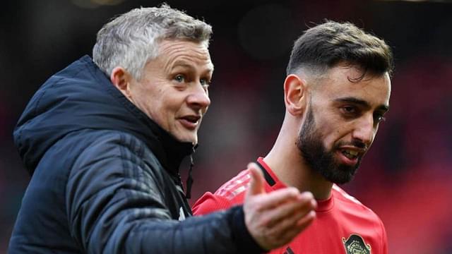 "Bruno Fernandes will be captain, he sits next to me"- Ole Solskjaer reveals who will be Manchester United captain in Harry Maguire's absence