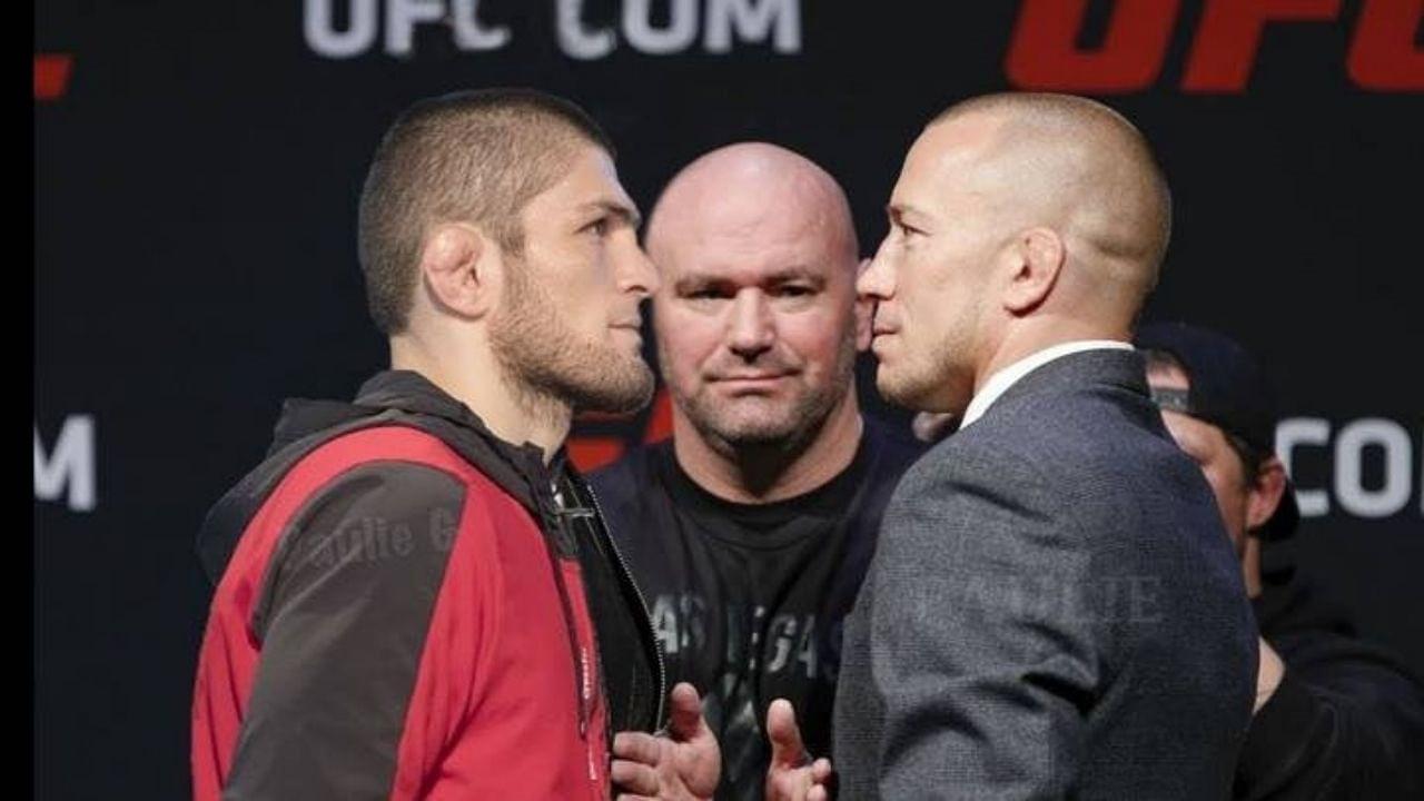 "I have a mixed feeling about it"- GSP Opens Up About a Potential Clash With Khabib Nurmagomedov