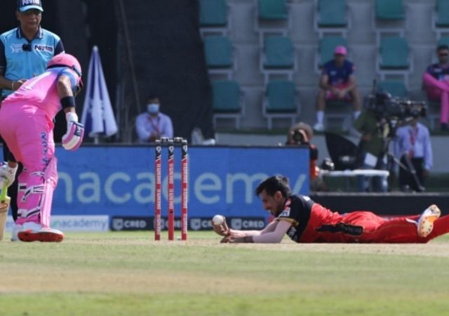 Sanju Samson dismissal vs RCB: Watch Yuzvendra Chahal produces fantastic caught and bowled to dismiss Samson
