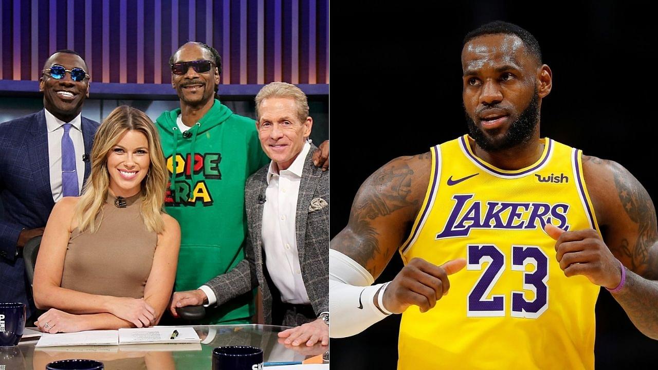 Shannon Sharpe and Snoop Dogg accuse Skip Bayless of defacing LeBron James' murals