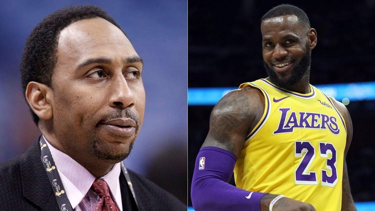 Gap between Lakers' LeBron James and Kevin Durant?': Stephen A Smith's hairline