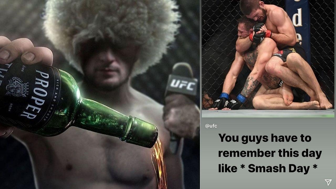 Khabib Nurmagomedov Relives the "Smash Day" Posts Video Of The Iconic Showdown Against Conor McGregor