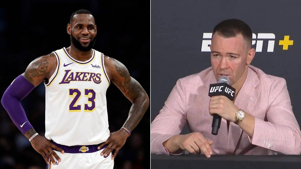 Colby Covington mocks Lakers star in 4th title congratulatory message